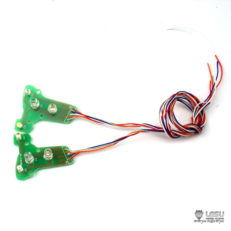 1/14 RC รถบรรทุกของเล่นไฟหน้า LESU S-1265 สําหรับ Tamiya 3363 3348 รถบรรทุก LED Spotlight โครงสร้างแผงวงจร