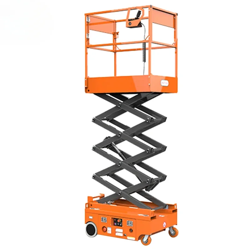 European Indoor 5m mini electric aerial work platform small scissor lift