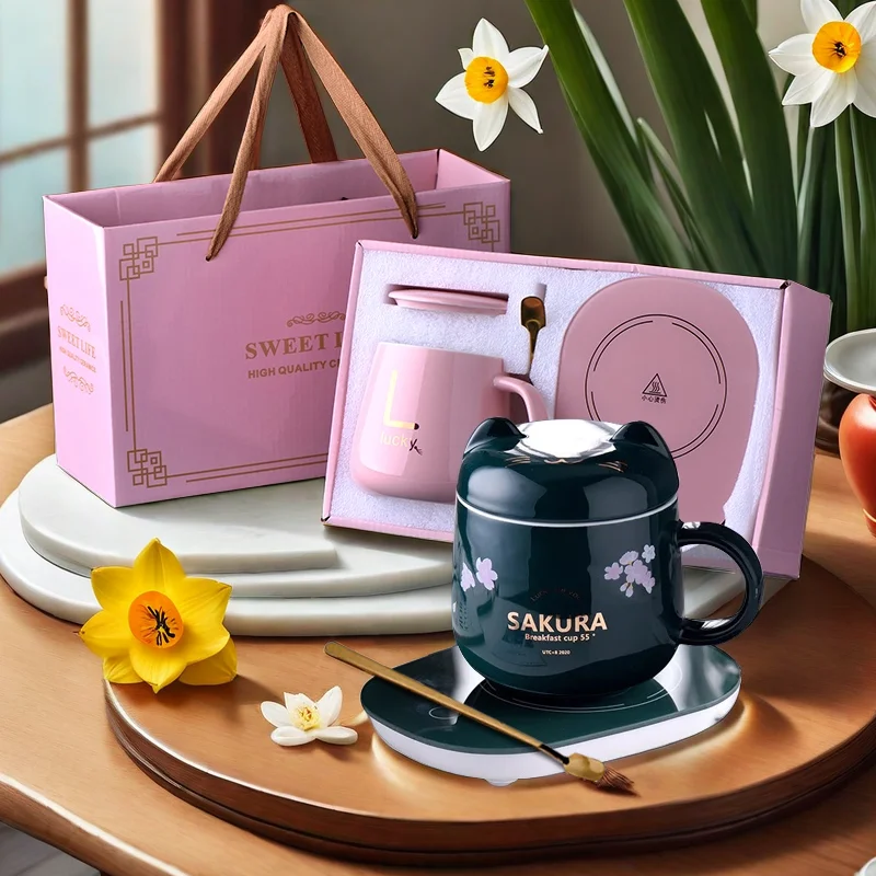 

Термокружка для пар, офисная, с подогревом, для чая, с постоянной температурой, с гравировкой, подарочная, в скандинавском стиле, для взрослых