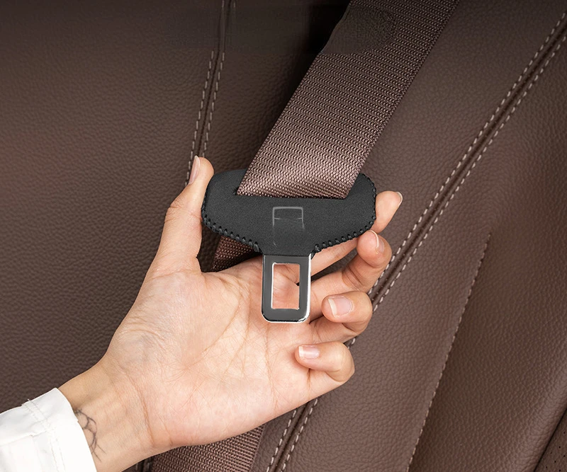 Suitable For Tank 300 500  Front And Back Row Suede  Automobile Safety Belt Buckle Protection Cover