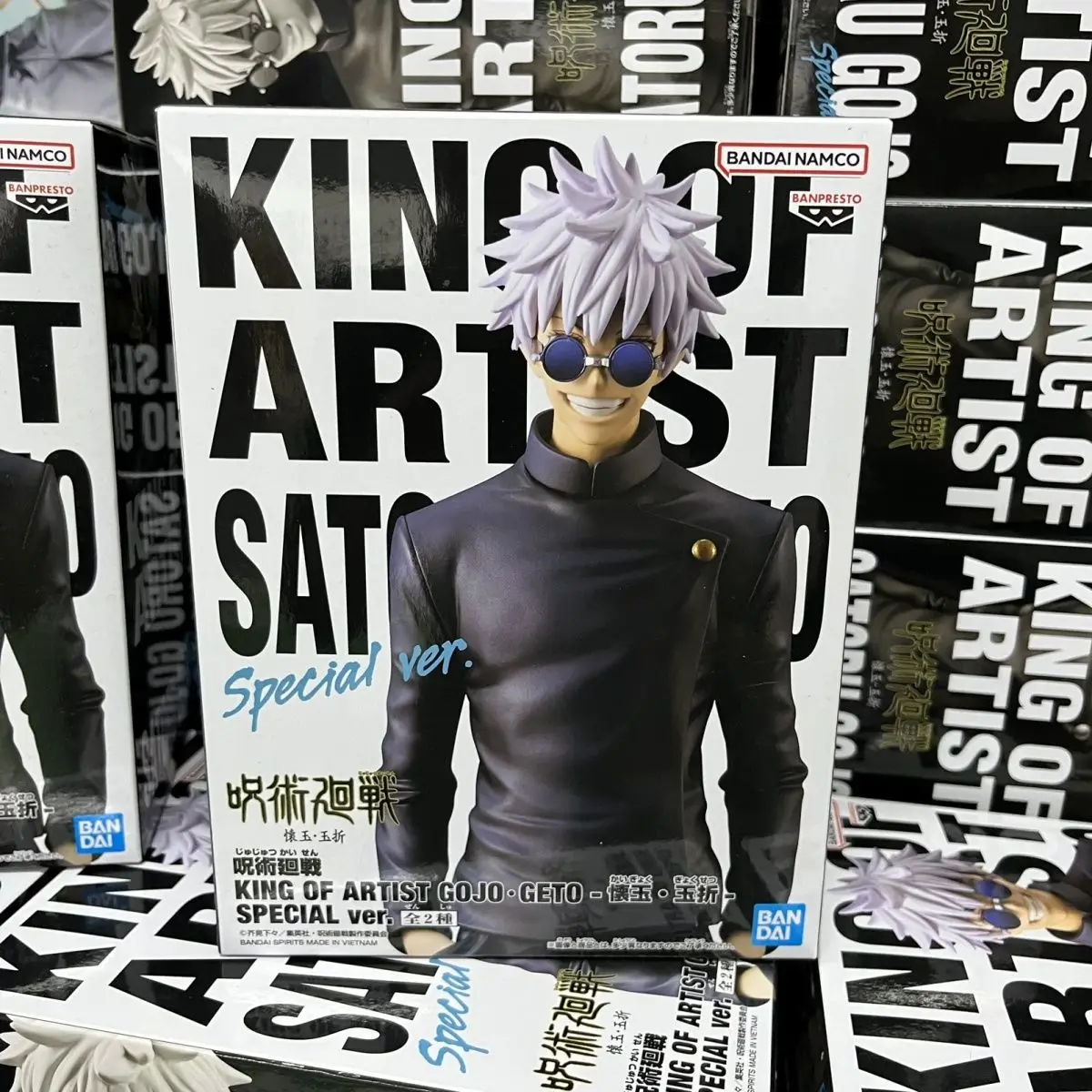 Genuine Anime Jujutsu Kaisen KING OF ARTIST Gojo Satoru SPECIAL Ver Action Figures Model Toys for Kids Adults Room Decor Gifts