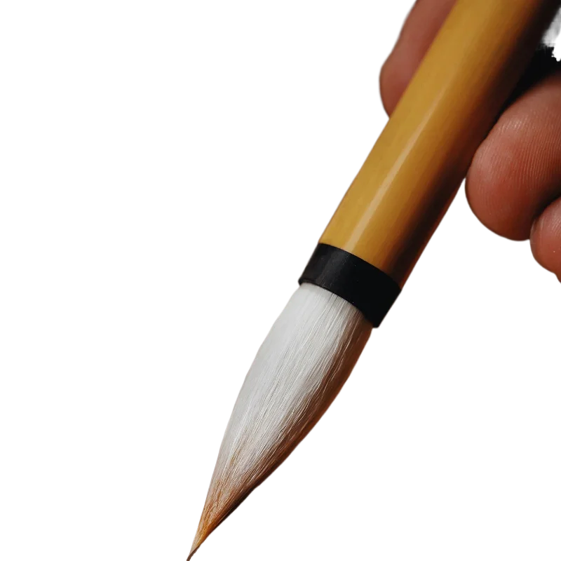 

Professional Level Weasel Woolen Hair Writing Brush Ou Style Yan Style Regular Script Calligraphy Brush Official Script Brush