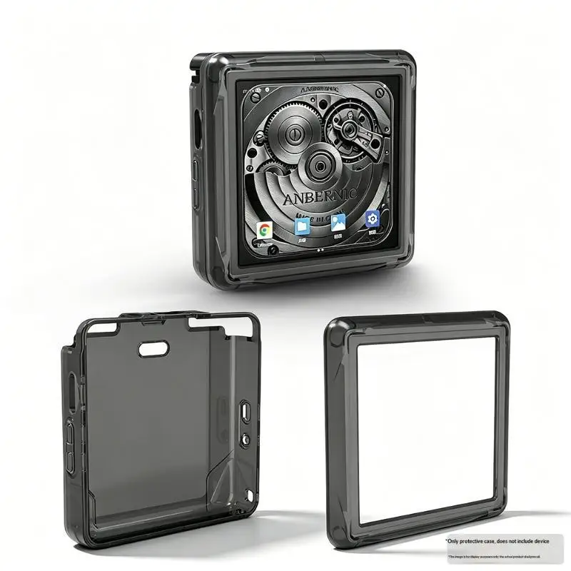 ∘RG Rotate TPU Handheld Gaming Case Drop-proof Waterproof Easy Installation Protective Cover for Game Lovers Travel