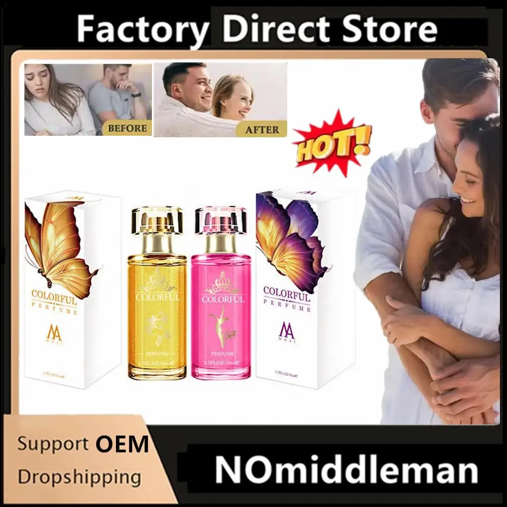 50 ml Pheromon-Parfüm, sehr attraktives Pheromon-Köln für Männer und Frauen, elegantes ätherisches Pheromonöl, Unisex-Attraktion