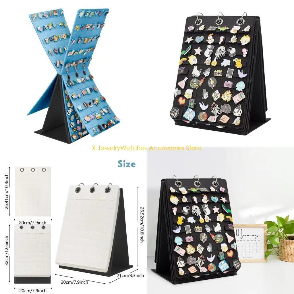 

31KD Space Saving Designs Sturdy Felt Brooch Display Stand with Swivels Feature