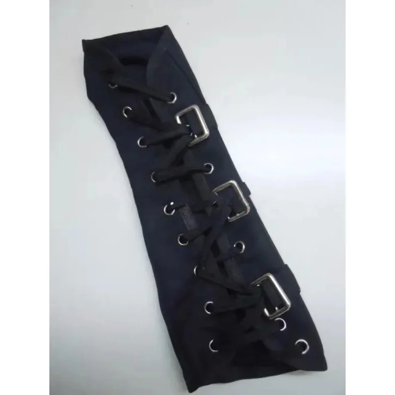 HAni 2025 مايكل جاكسون أبيض وأسود اليد الكفة MJ الشرير Armbrace باد المربى قفازات زي أداء عرض الحفلات تقليد ☆ ★ ww