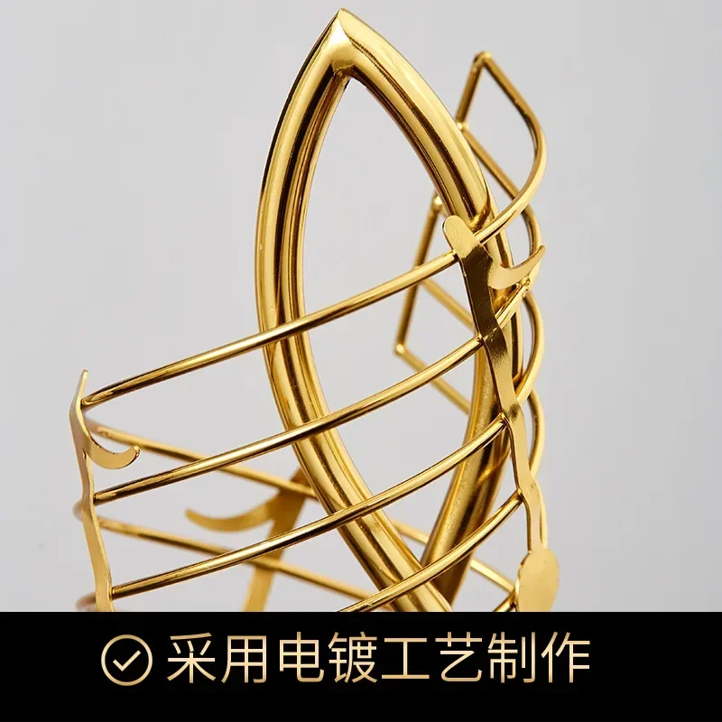 

CLL light luxury music note high-end ornament creative high-end niche metal decoration handicrafts wholesale