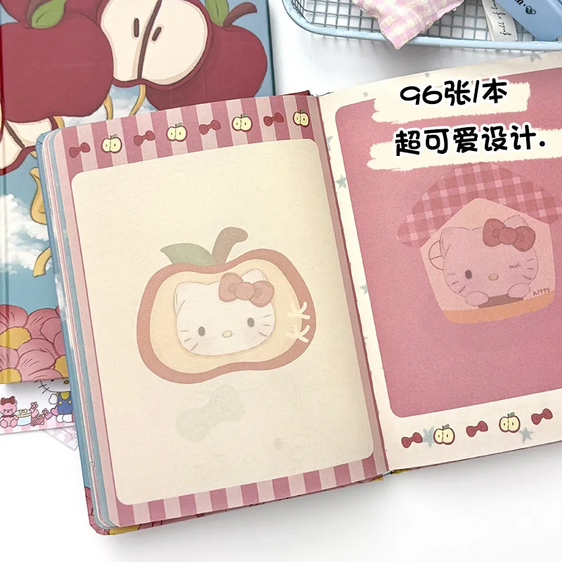 Hello Kitty A5 Colour Page Notebook Cute Thicken Notepad Student Cartoon Girl Diary