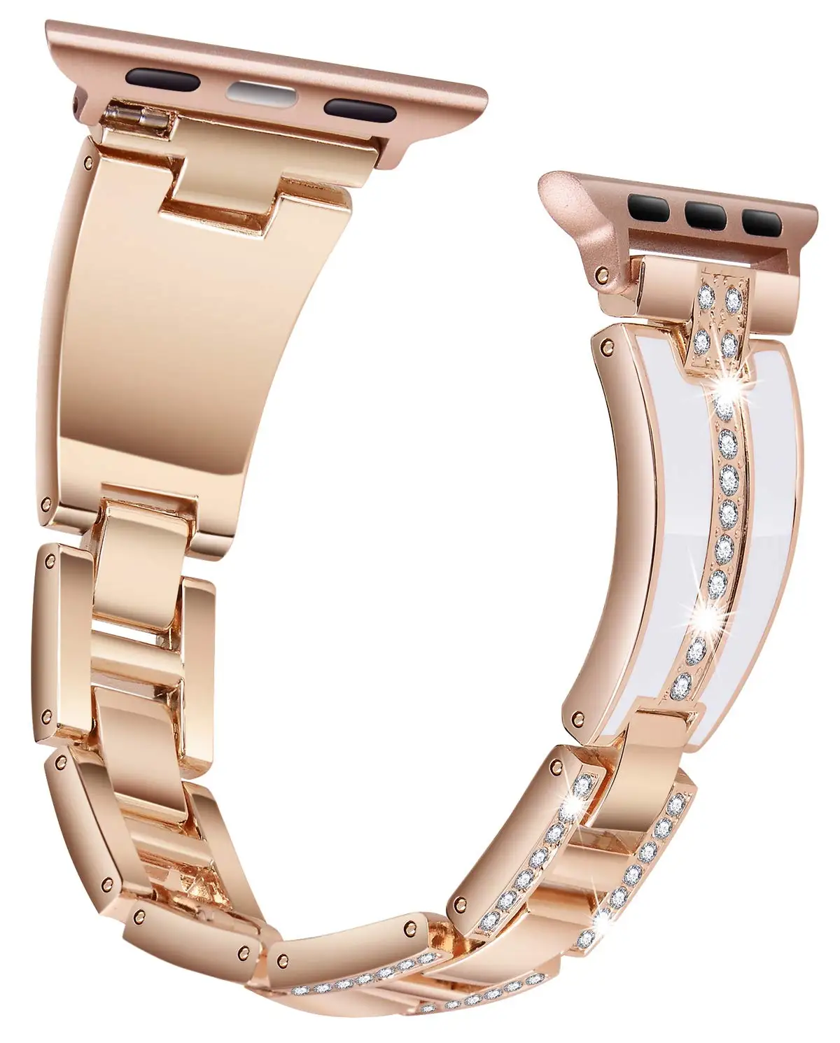 Resin+Metal Strap For Apple watch Ultra 3 49mm 45mm 44mm 42mm 41mm 40mm 46mm Stainless Steel Bracelet iWatch 11 10 9 8 7 6 5 SE