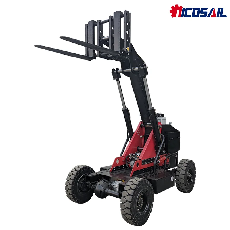 رافعة شوكية للخزان الهيدروليكي الكهربائي للوجستيات المستودعات نظام الرفع/التفريغ الأوتوماتيكي بالكامل على الطرق الوعرة