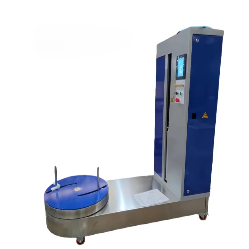 Automatic Pallet Wrapper Powered Pre Stretch Turntable Pallet Film Wrapping Machine  Pallet Wrapping Machine