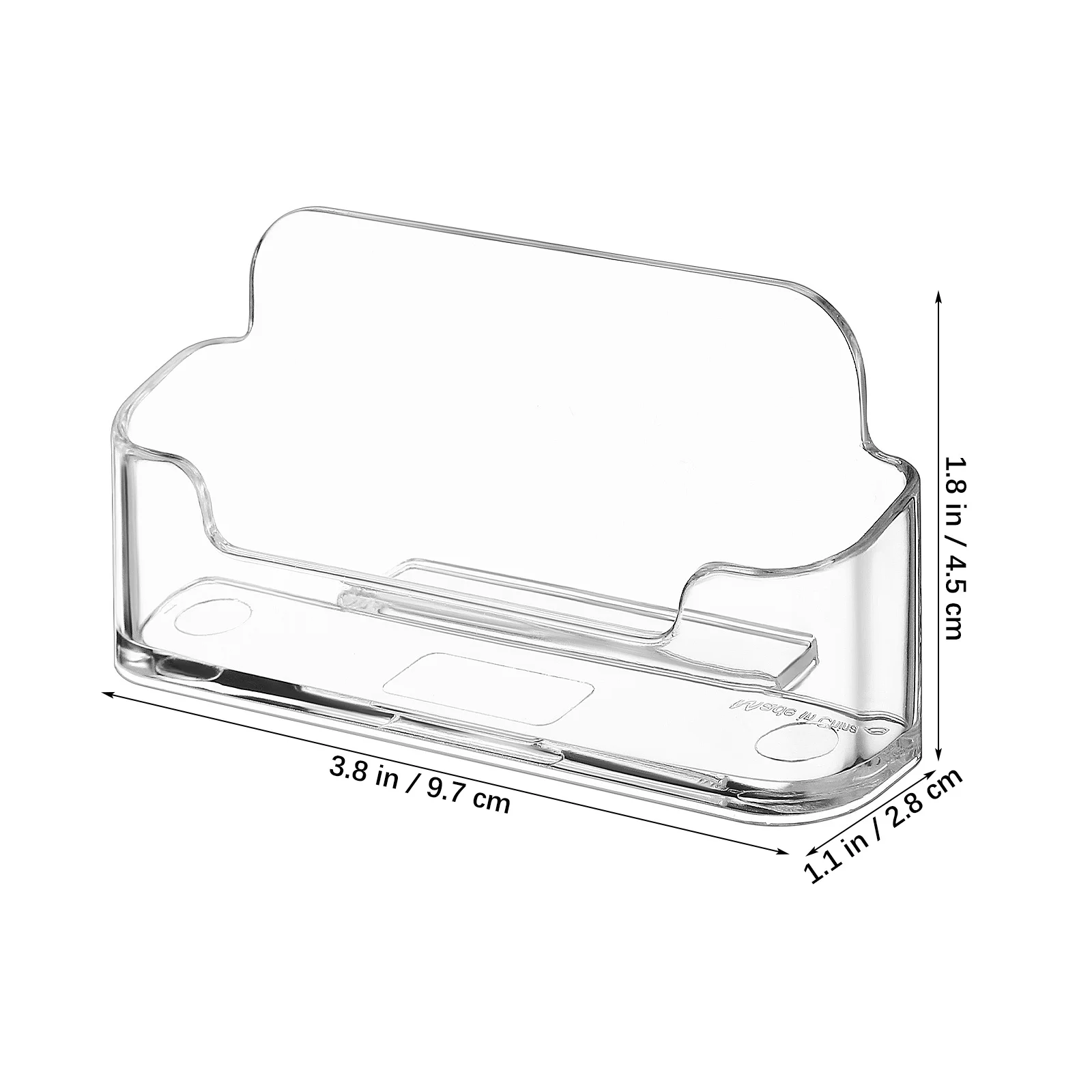 6 шт. держатель для визитных карточек прозрачный акриловый настольный органайзер стеллаж для выставки товаров подставка для визитных карточек офисные принадлежности дисплей для визитных карточек