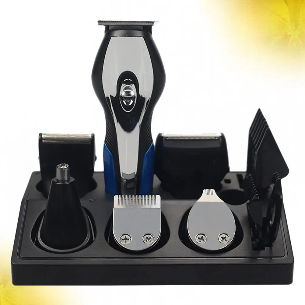 

1Pcs Multi-Function Hair Cutting Set Black USB Rechargeable Electric Shaver for Men with Stainless Steel Blade 60 Min