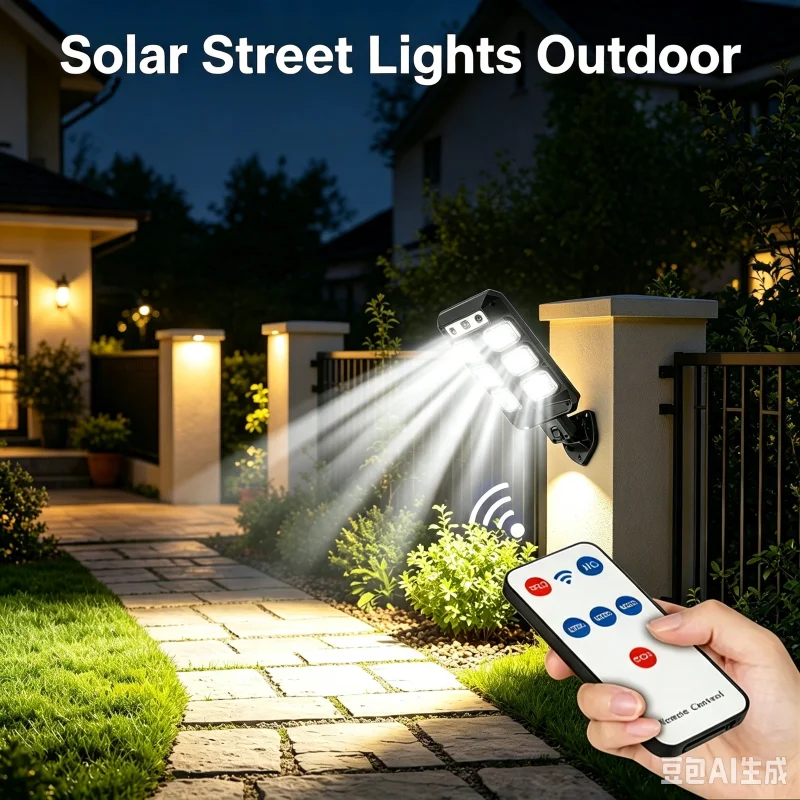 Home Yard Security - Solar Street Lights Outdoor Waterproof Security