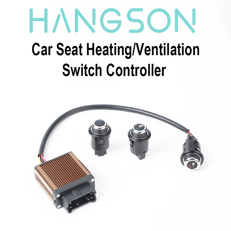Car Seat Switch Controller Heating Switch Three Four-speed 23MM Auto Car Universal Heating Ventilation Control Module Switch