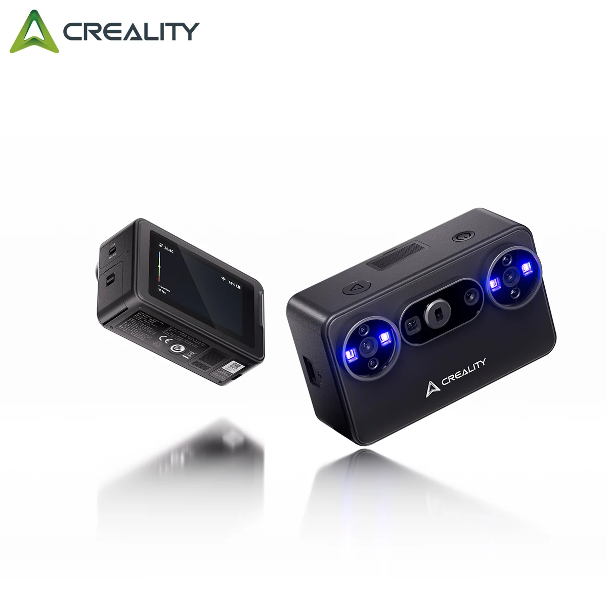 Creality PIKA 3D Scanner CR-Scan 7 Blue Laser Lines/NIR Light 110FPS 0.03mm Precision Wifi 6 Built-in Portable 3D Scanner