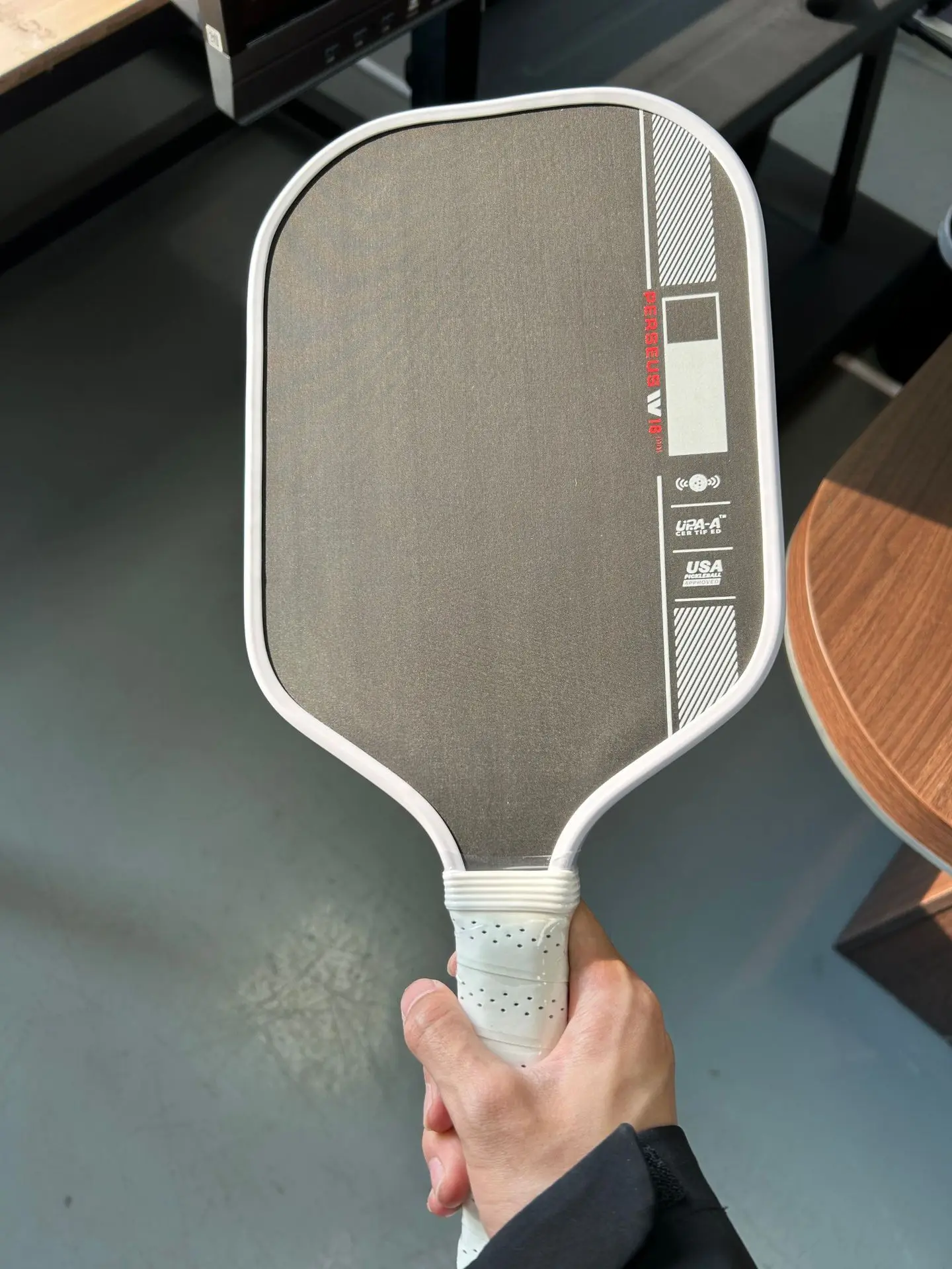 FANLU Perseus IV Pro 4 Pickleball مجداف 14/16 مللي متر سمك Gen 4 TFP رغوة الأساسية T700 ألياف الكربون مضرب كرة البيسبول موافقة الولايات المتحدة الأمريكية #4