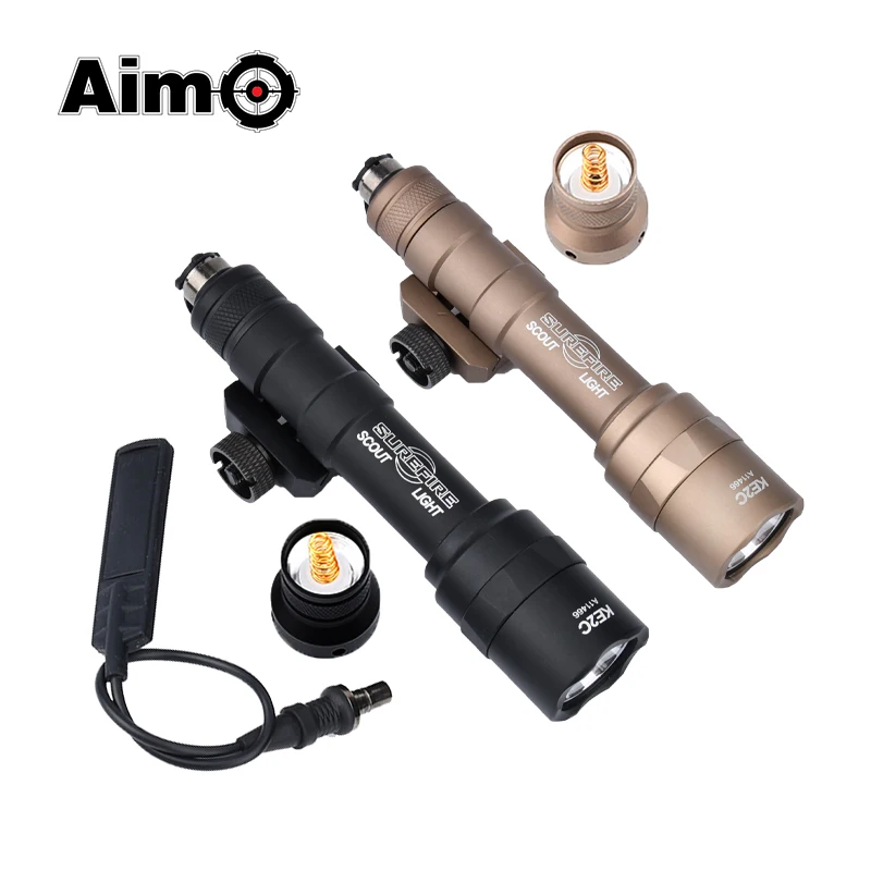 Tactical Surefir M600 M600B Flashlight  Airsoft Rifle Flashlight Pistol Light Torch AR15 Hunting Weapon Gun light Pictinny Rail