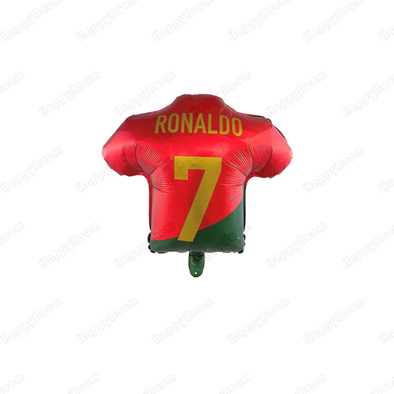 5 stks Cr7 Voetbal Verjaardag Aluminium Film Ballonnen Jongen Voetbal Thema Verjaardagsfeestje Decoratie Cr7 Party Photo ProSuppliesp