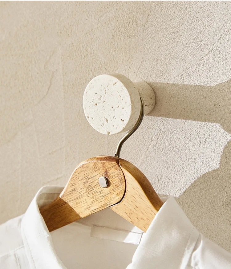 

Натуральный мрамор Травертин для одежды, шляпа, сумка, крючок, вешалка, крючки для ванной комнаты, спальни, магазин одежды, аксессуары, домашний декор, организация