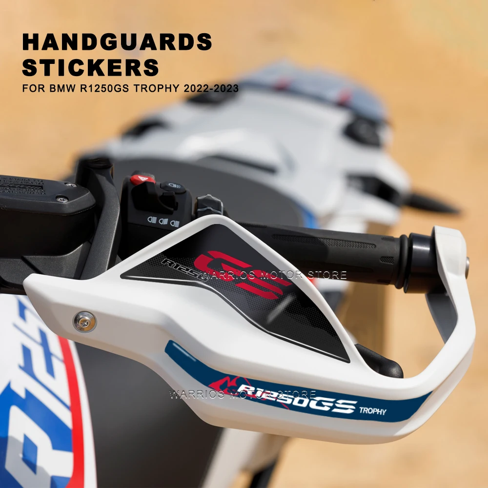 

For BMW R 1250 GS Trophy 2022-2023 Motorcycle 3D Resin Handguard Sticker Waterproof Hand Guard Decal