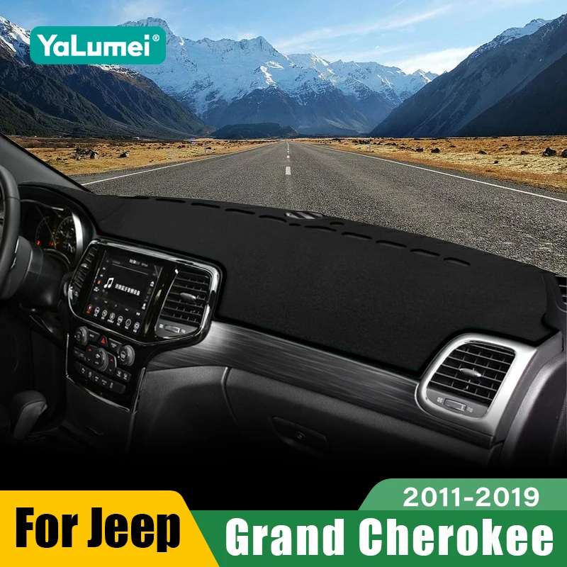 Für Jeep Grand Cherokee 2011 2012 2013 2014 2015 2016 2017 2018 2019 Auto Dashboard Sonnenschutz Abdeckung Nicht-slip matte Zubehör
