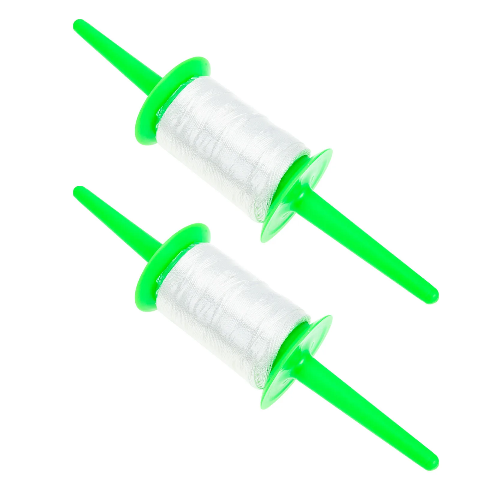 2Pcs Kite Spool Creative Design Fine Workmanship Easy to Fly Kites Vacation Fun Lightweight Reel Kite String Flying Kites Reel