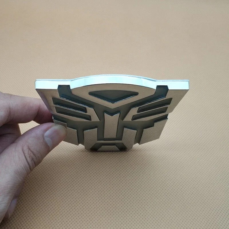 3D Metal SilverTransformers Autobots Car Emblem Racing SUV Coupe Badge for Car Truck Suv Motorcycle Etc. view 5