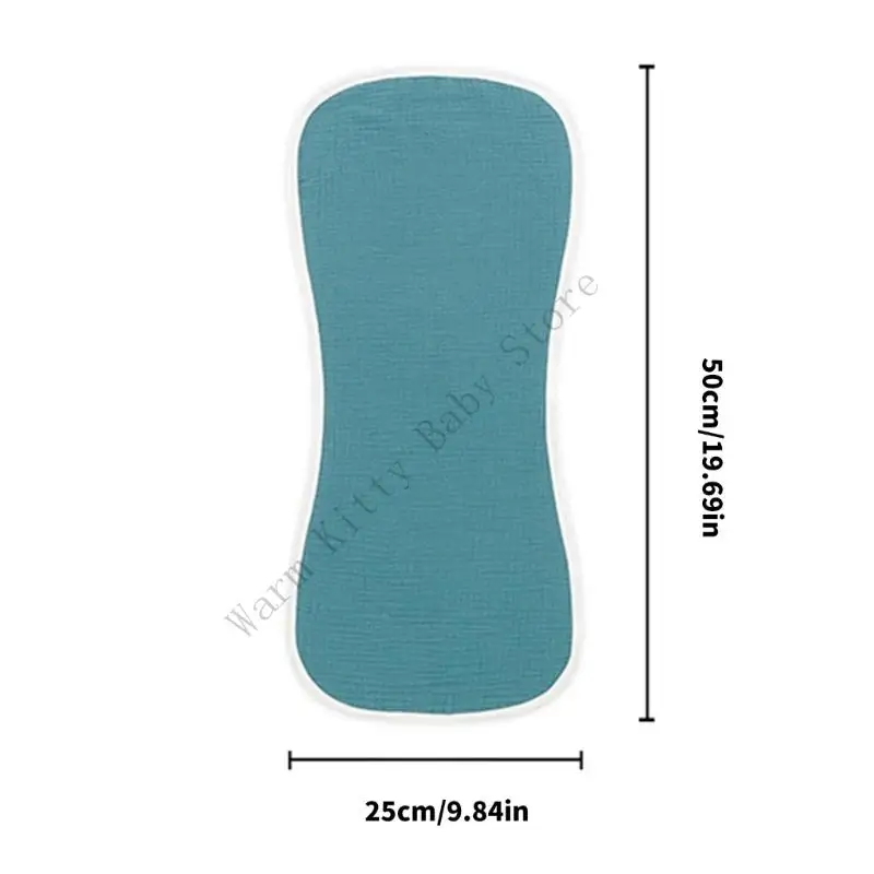 XXFE وسادة لعاب التسنين، منشفة الرضاعة، قماش ناعم ماص، منشفة لعاب قابلة للتنفس