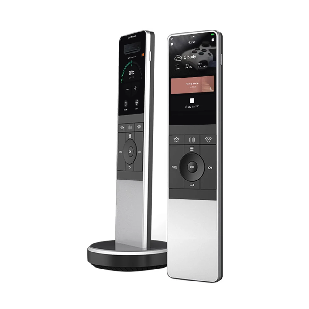 WiFi Smart Remote Control HD Touch Screen Wireless Charging Base Voice Control for Smart Home Devices IRRemote