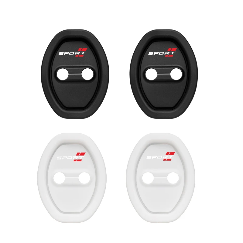 Für Sport 4 stücke Silikon Auto Türschloss Schnalle Schutz Abdeckung Elastische Anti-Kollision Schock Absorbieren Pad Stumm Pufferung kissen