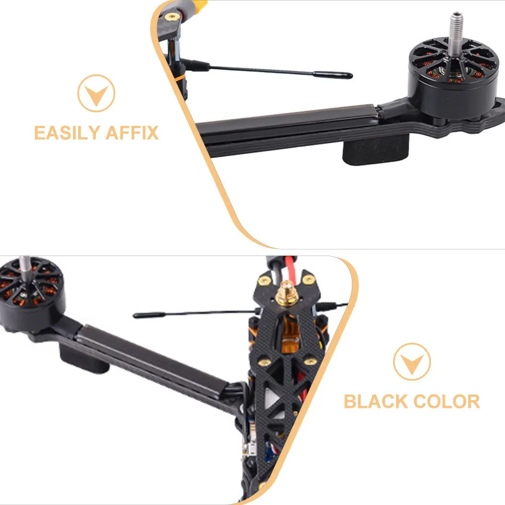 

4pcs Cord Covers Black Plastic Wire Hiders For Fpv Motors Cable Protector Electrical Machinery Cord Hiders Cover