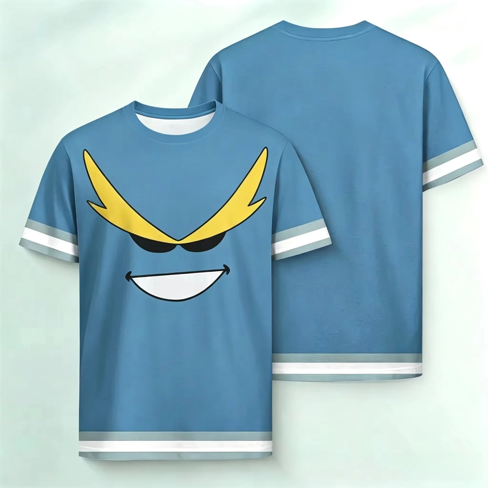 2026 My Hero Academia Final Season All-Powerful T-shirt, Same Style, Cosplay Short-sleeved T-shirt for Both Men and Women