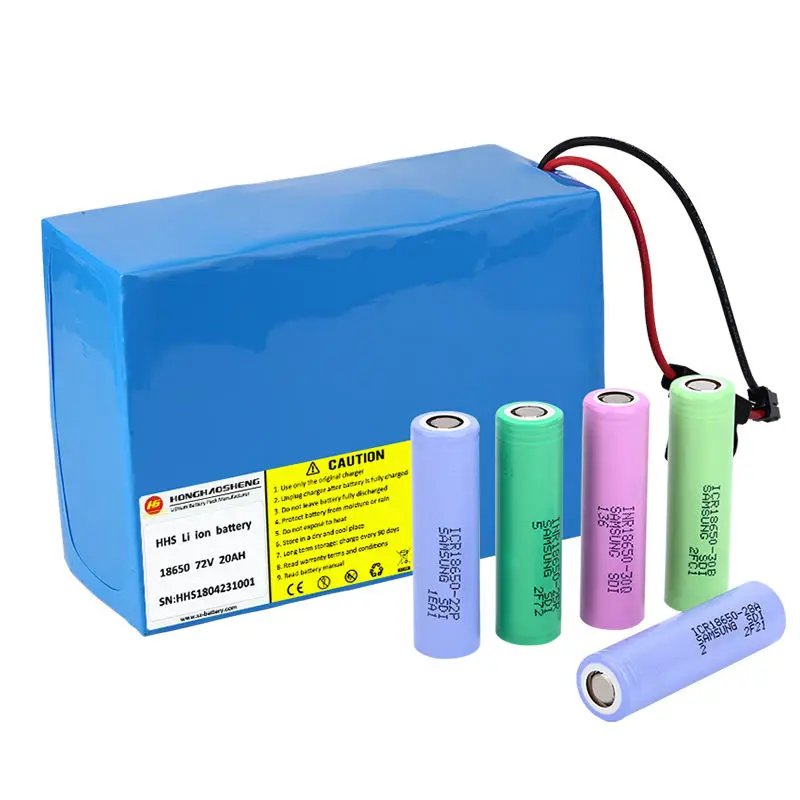 Customize Rechargeable Lithium ion Batteries 24v 36v 48v 60v 72v 20ah 30ah 45ah 50ah 60ah 100ah 18650 lithium ion battery pack