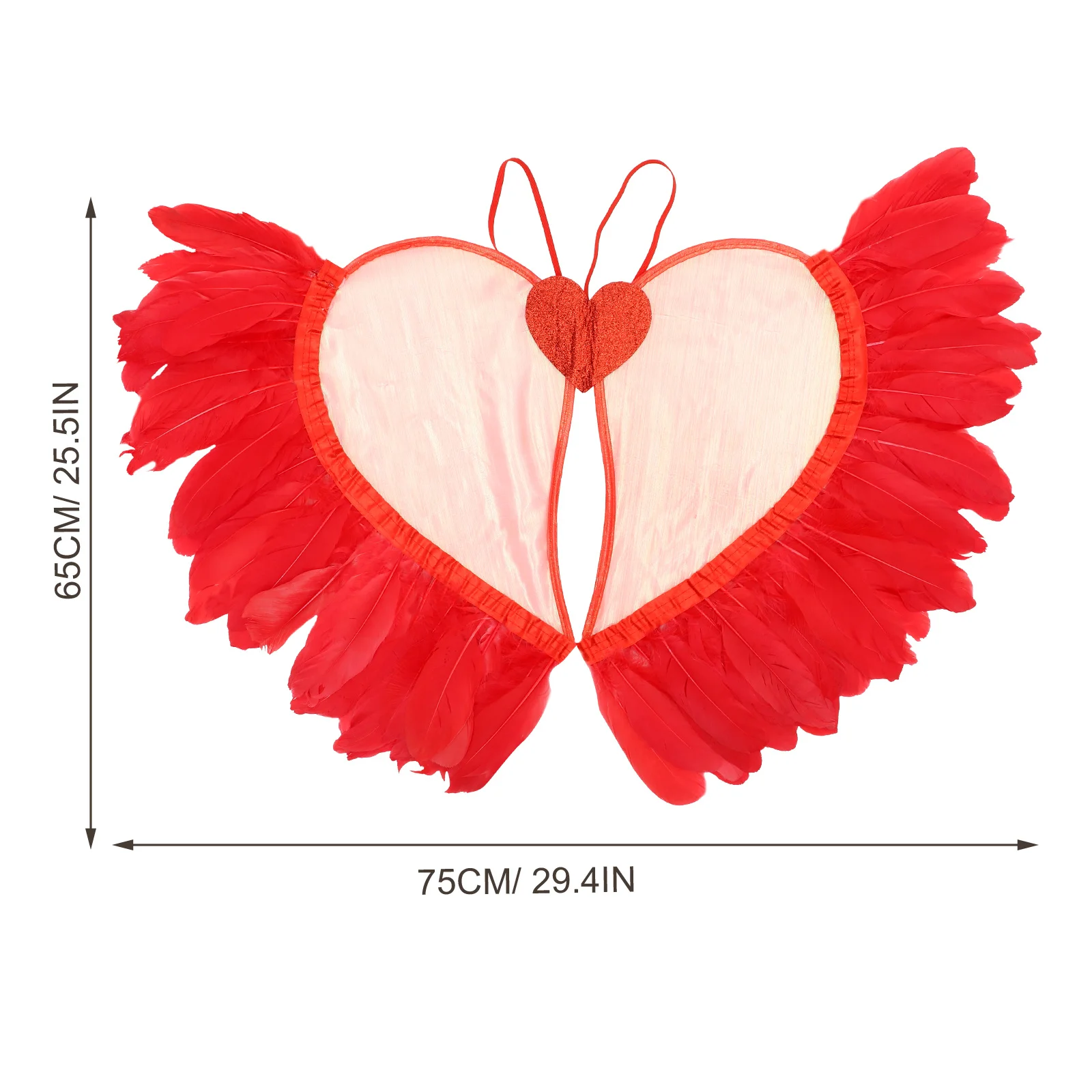 Kids Heart Delicate Craftsmanship Fairy Cosplay Party Costume Role Play Performance Props Fairy Wings