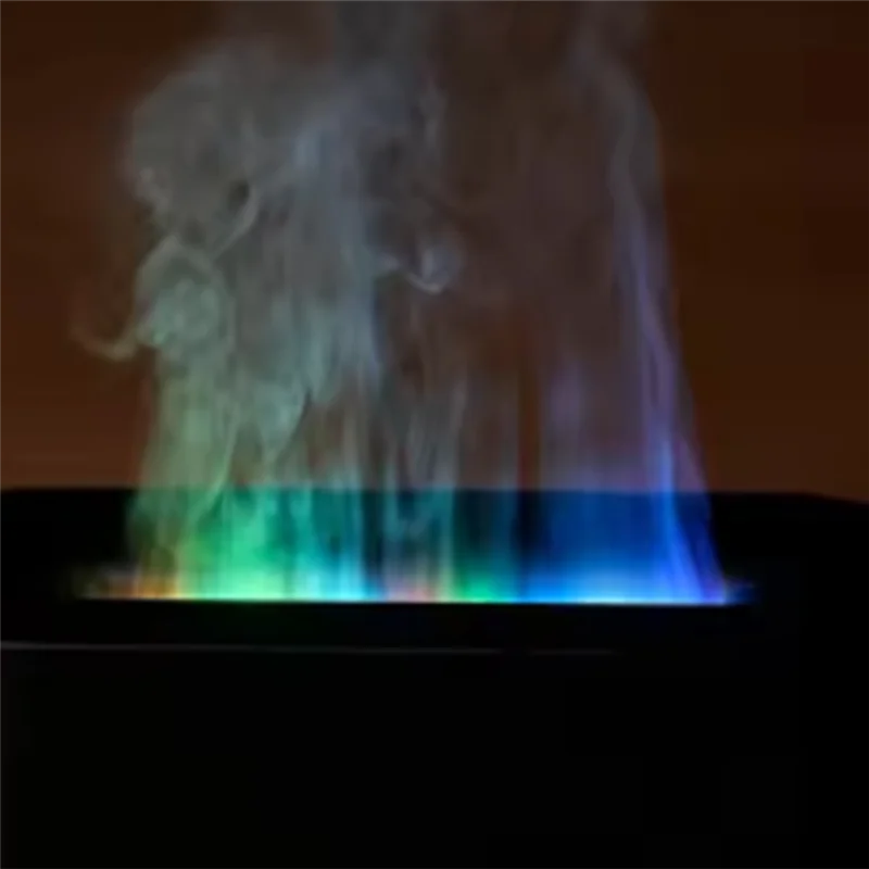 Aroma Diffuser Air Humidifier Ultrasonic Cool Mist Maker Fogger Led Essential Oil Flame Lamp Difusor