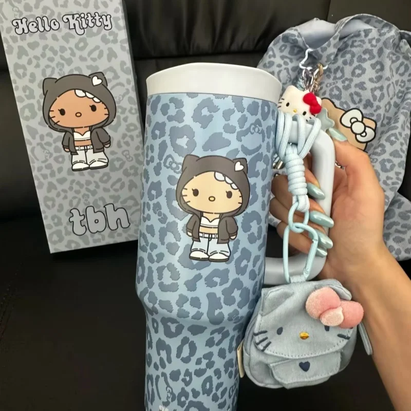 

Genuine Hello Kitty Jumbo Tumbler - Stainless Steel Insulated Straw Cup With Cold Retention in stock