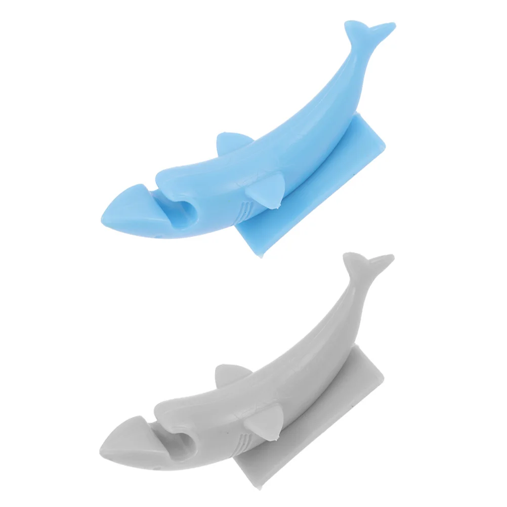 

2pcs Silicone Cord Organizer Household Charging Cables Wall-Mountable Self-Adhesive Wire Holder Animal Shape Cable Management