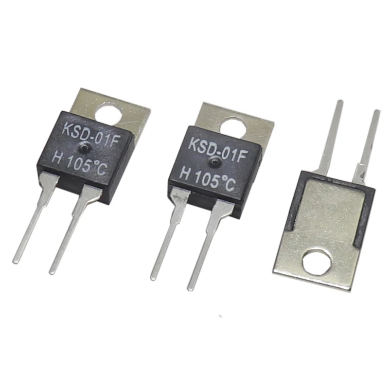 【5PCS】0C 5 10 15 20 25 35 DegC NC Normally Closed NO Normally Open 1.5A Thermal Switch Temperature Sensor Thermostat KSD-01F