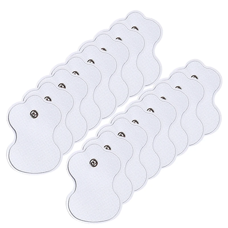 

10/20/30 шт. электродные подушечки самоклеящаяся сменная упаковка для TENS EMS массажные акупунктурные цифровые терапевтические машины