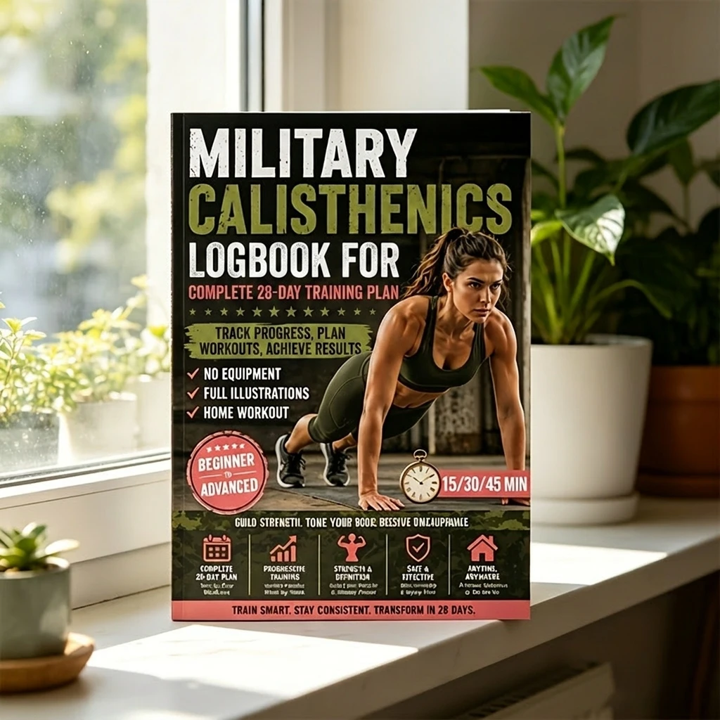 Women's Fitness Notebook Gym Training Log Daily Planner for Strength Workout Hiking Outdoor Sport Journal Portable Paper