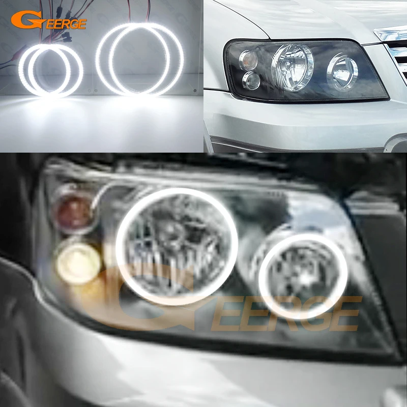 Geerge For FORD ESCAPE 2005 2006 2007 Excellent Ultra Bright SMD LED Angel Eyes Halo Rings Kit Day Light