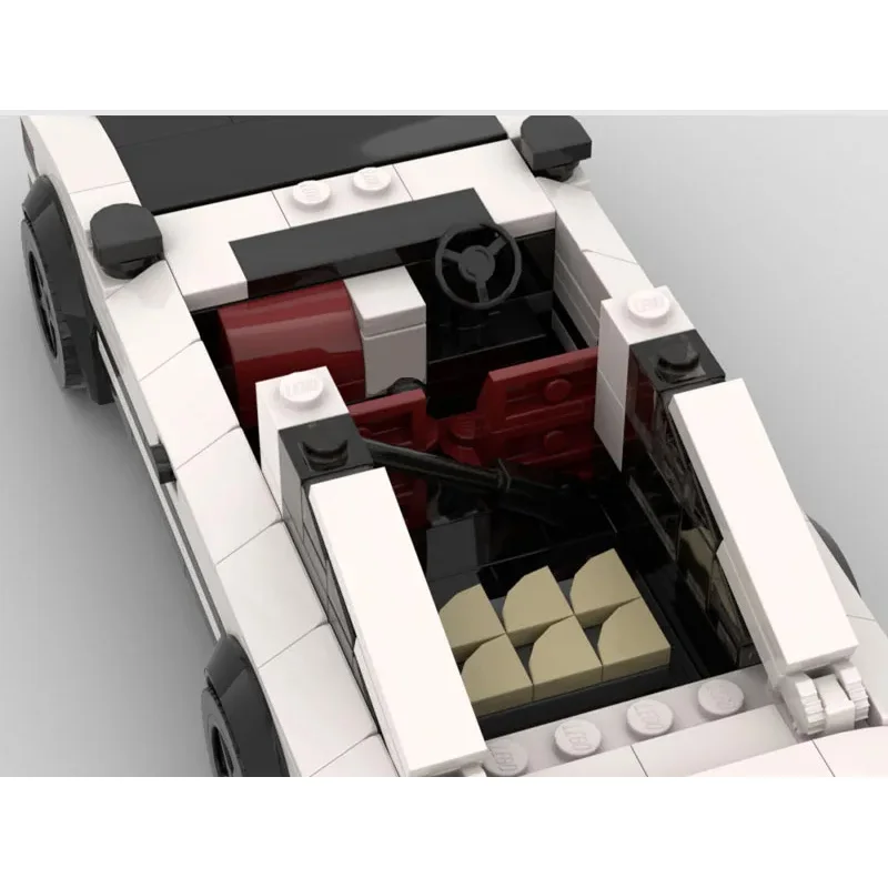 MOC building blocks Toy Rescue Flatbed car model 8 cars series Creative assembly set Holiday birthday gift for boys