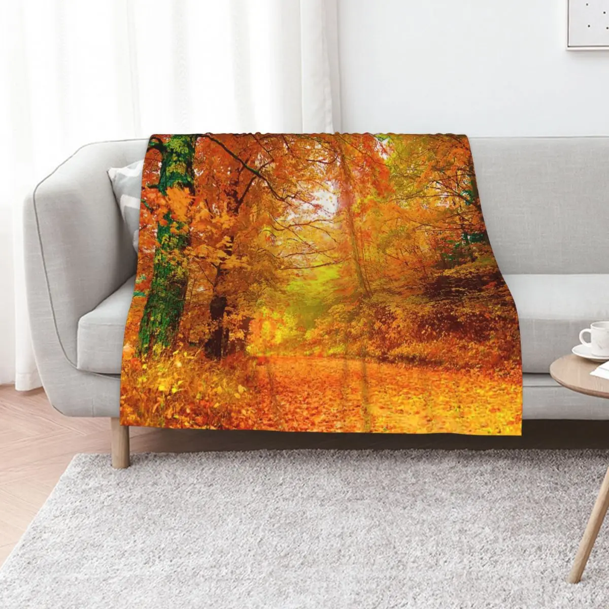 

Vermont Autumn Throw Blanket cosplay anime Blankets For Baby Soft Beds Hair Blankets