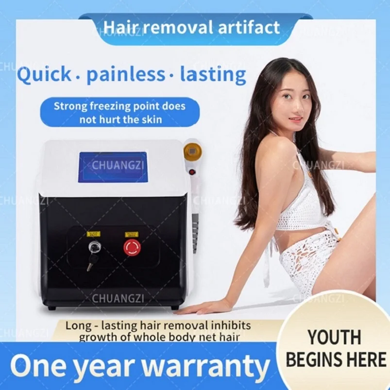 

2025 Latest 755nm 808nm 1064nm Diode Laser 808 Hair Removal Machine OEM&ODM Beauty Machin with CE Suitable for All Skin Color