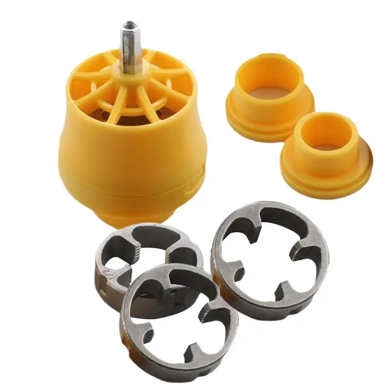 6pcs plastic water pipe thread plate set manual tool Pipe Threader Plumbing Tool Kit for Household Water Pipe Production