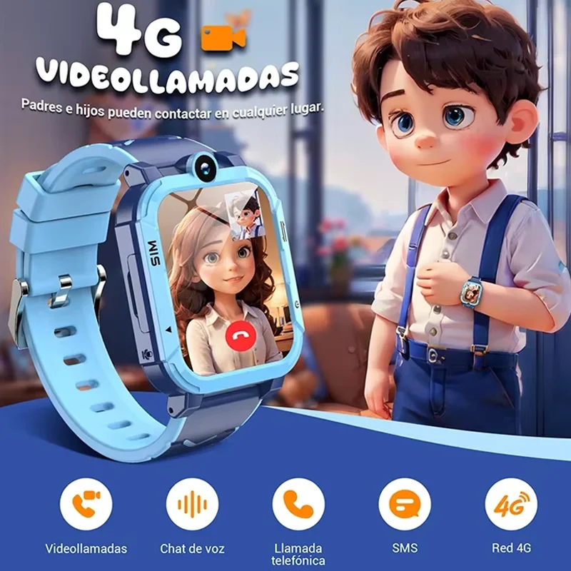 

Chirdren Z20 SOS GPS Smartwatch 4G WIFI Video Call IP67 Waterproof Tracker Location Phone Smart Watch for Kids Holiday Gifts