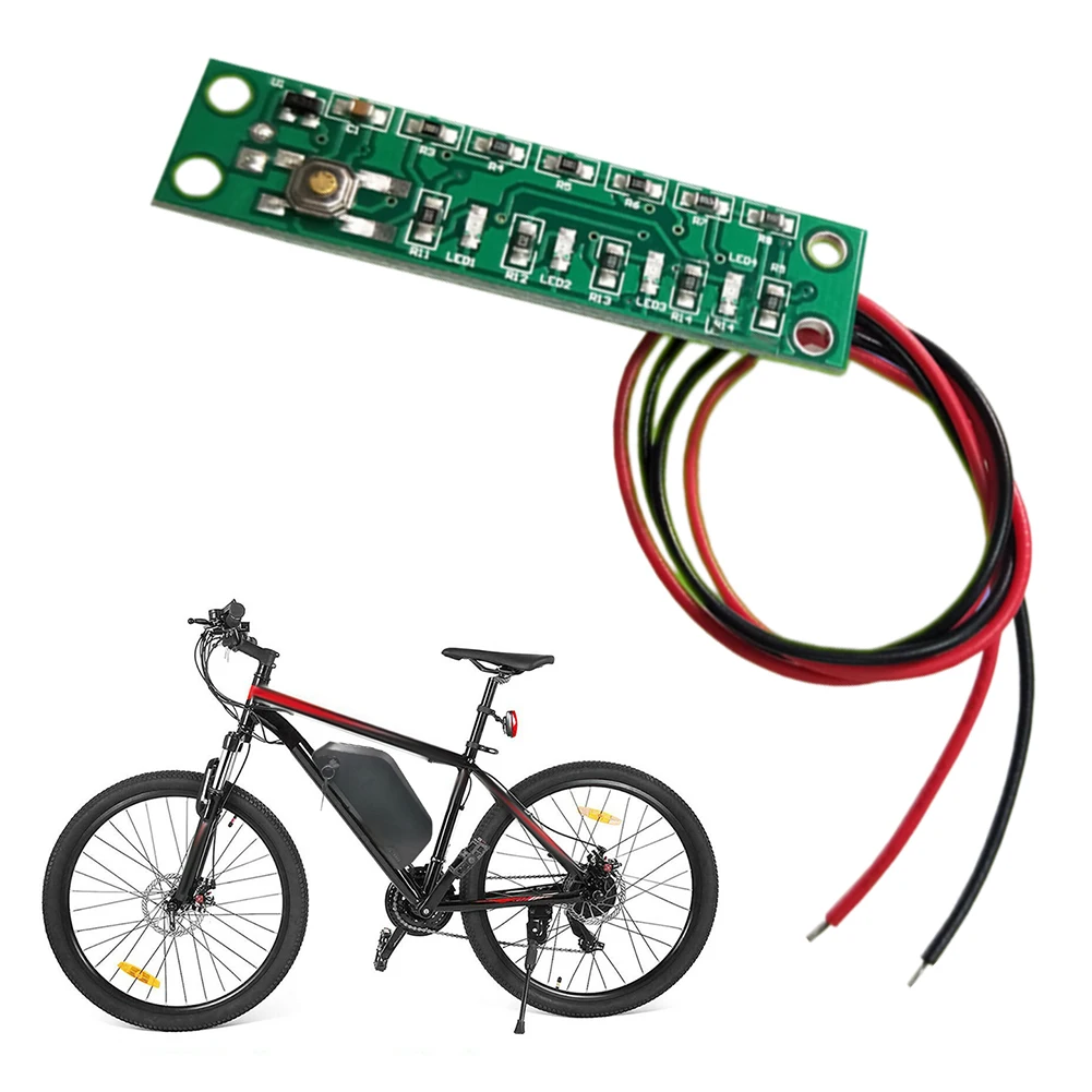 Electric Bicycle Battery Display Panel For Super 73 For Polly Battery Case 36-52V E-bike Power Indicator Dashboard Cycling Parts