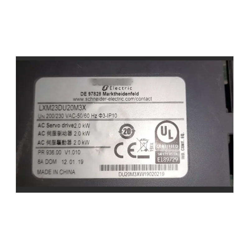 Novo original lexium 23 plus série movimento servo drive lxm23au45m3x lxm23au75m3x lxm23du20m3x lxm23du30m3x