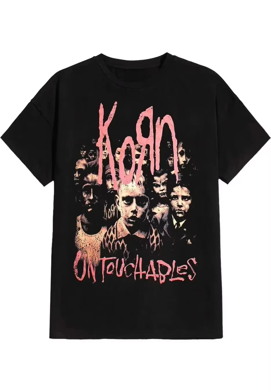 

Korn Rock Band, периферийный узор с принтом, летние роскошные брендовые мужские и женские футболки из чистого хлопка с короткими рукавами